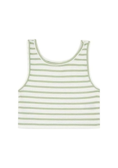 Kız Çocuk Crop Yeşil