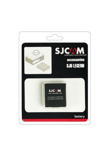 Sjcam Sj6 Legend 4k Aksiyon Kamera Yedek Bataryası