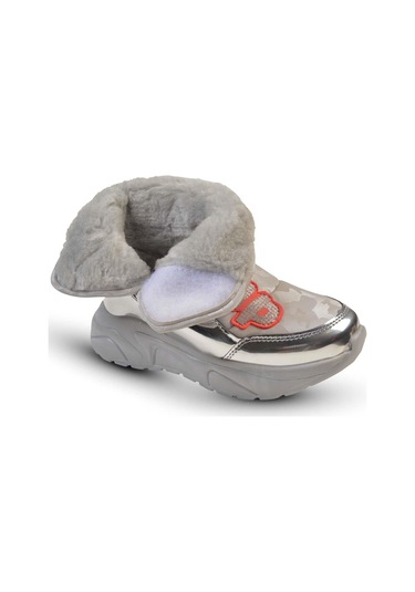 Kaptan Junior Kürklü Kız Çocuk Botu Fgmk 47600 Gümüş