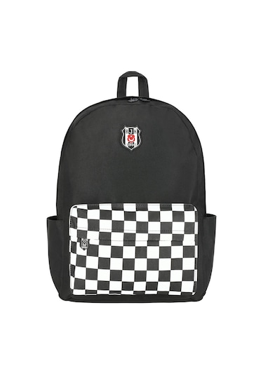Beşiktaş Dama Cep Desenli Sırt Çantası 25305 Çok Renkli