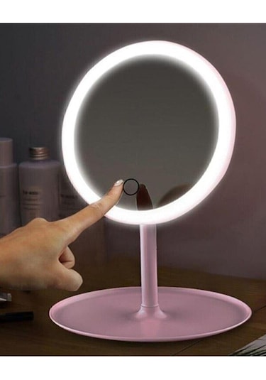 Beauty 5 Yanarlı Led Işıklı Şarjlı Masa Üstü Makyaj Aynası