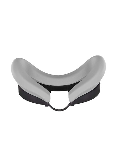 Meta Quest 3 Vr Kulaklık Göz Maskesi Yumuşak Silikon Ter Önleyici Koruyucu Kapak - Gri Gri