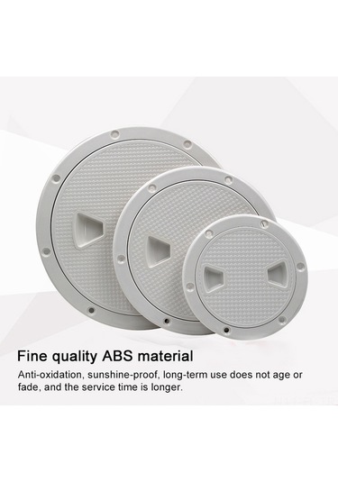 Lemestar Abs Kayık Denetim Kapağı - Kaymaz Yüzeyli, Çeşitli Boyutlarda 4in/6in/8in