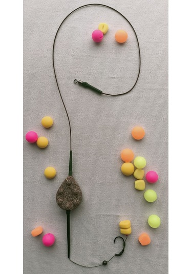 Gezer Inline Kurşunlu Sazan Takımı Çift Sarı Esp Mısırlı