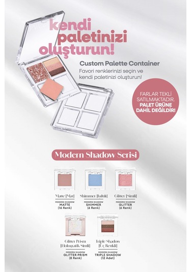 Yumuşak Dokulu, Dökülme Yapmayan 3 Renkli Göz Farı Triple Shadow No.6 Marsala Red 6