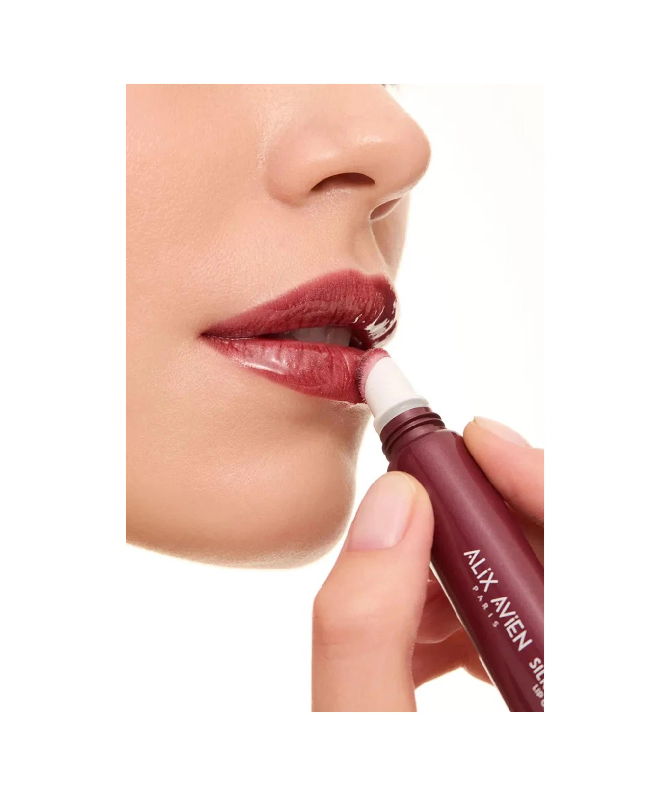Alix Avien Dolgun Gürünüm Ve Nemlendirici Etkili Dudak Parlatıcısı Silky Care Lipgloss 310 Cherry Mauve
