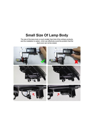 6000lm Led Far Toyota Kia Nissan Opel Otomatik Lamba Ampulü Araba Led Işık H4 H7 H11 9005 9006 Hb3 Hb4 H1 Otomobil 9006