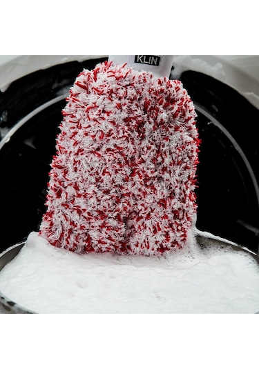 Klın Wash Mitt Mikrofiber Araç Yıkama Eldiveni Kırmızı - 20x18