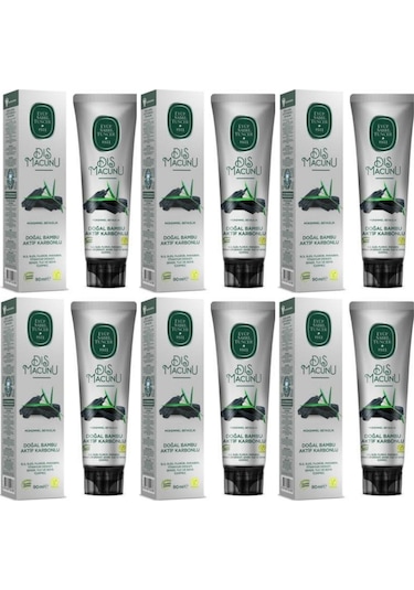 Eyüp Sabri Tuncer Doğal Bambu Karbonlu Diş Macunu 6 x 90 ML