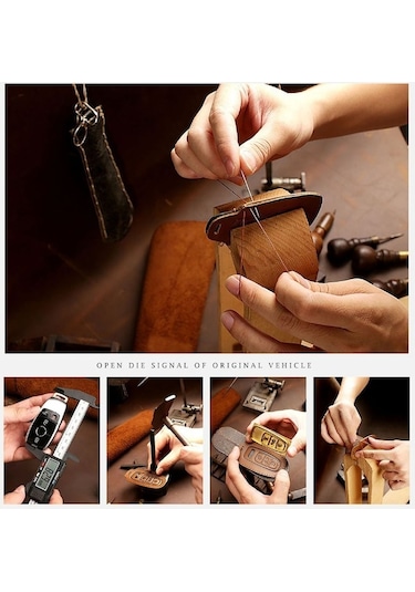 Wondernest Hallmo Subaru Forester Uyumlu Sığır Derisi Anahtar Kılıfı - Siyah