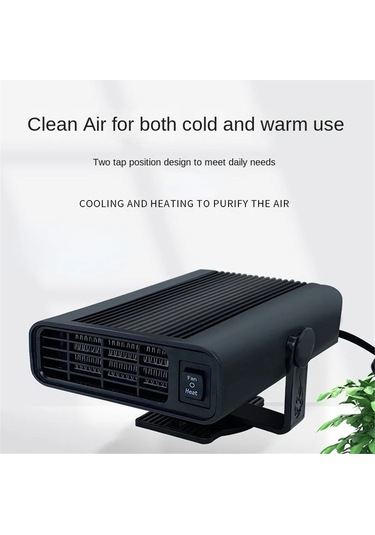 Jialan 12v Taşınabilir Oto Kaloriferi 360 Dönen Oto Kaloriferi