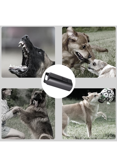 Lichen Ultrasonik Köpek Kovucu Taşınabilir Köpek Eğitmeni Barker
