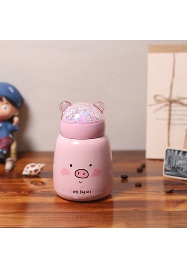 Paslanmaz Çelik Çocuk Fincan Sevimli İfade Paketi Fincan Kupa Kahve Fincanı