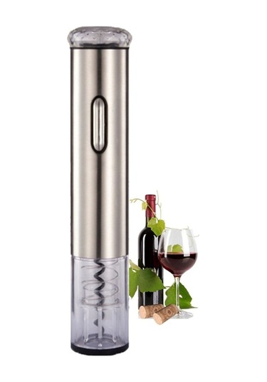 Moly Türk Elektrikli Şarap Açacağı Paslanmaz Çelik Gümüş Rl-wo60c 23x4.5cm Gümüş