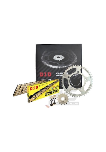 Did-jt 2013-2021 Honda Crf 250 L Uyumlu Zincir Dişli Set Gold Sarı Renk