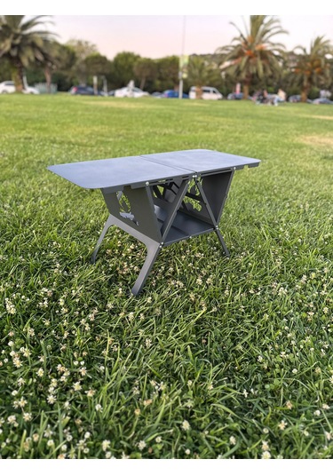 Portatif Katlanır Kamp Masası, Piknik, Plaj, Outdoor Çelik Kamp M
