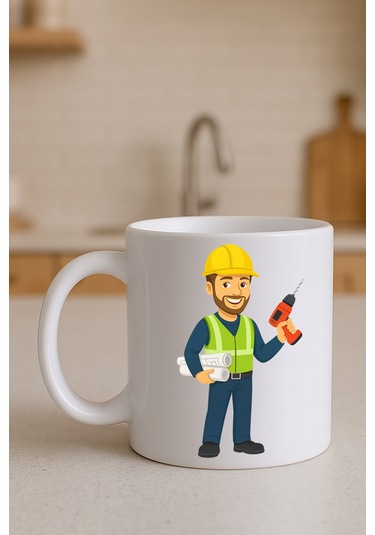 Meslek Baskılı Kupa Erkek Mühendis