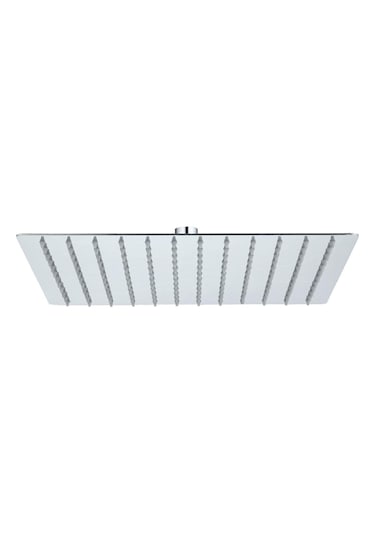 T-May Banyo Sart Kare Tepe Duş Seti Başlığı 30X30 Paslanmaz Metal Krom