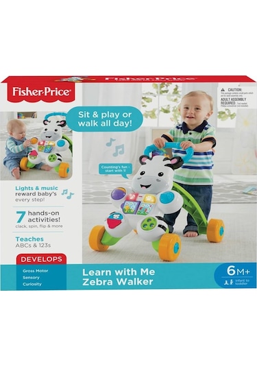 Fisher Price Melodili Zebra Yürüteç Dld80 - Diğer