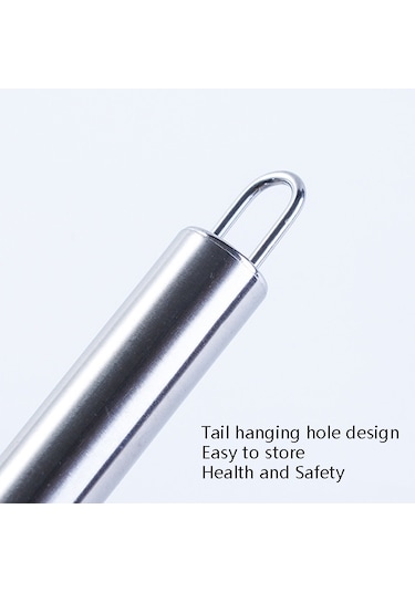 Cbtx Silikon Yumurta Çırpıcı Ev Yumurta Mikseri Mutfak Aletleri Krem Pişirme Araçları, Renk: 12 İnç Siyah