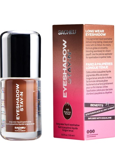 Sacheu Eyeshadow Stay-n Uzun Süre Kalıcı Likit Far 02 Espress Yo Self
