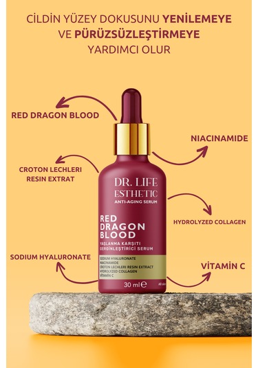Dr. Life Esthetic Red Dragon Blood Yaşlanma Karşıtı Serum 30 ML