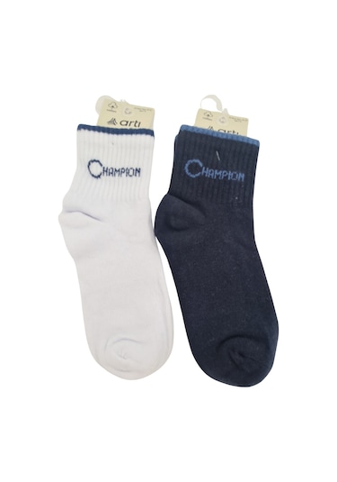 Erkek Çocuk Çorap Soket 6 Çift Siyah-lacivert-gri-beyaz-kahve-mavi-1890 ÇoK Renkli