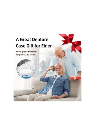 Hangfox Seyahat İçin Damlacık Önleyici Protez Kutu Seti - Temiz Ve Korumalı Saklama Kutusu, Taşınabilir Bakım Kabı