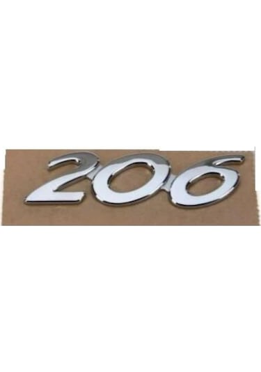 Bagaj Kapak Yazısı ( 206 ) Peugeot 206-206 Plus 1997- 8663Xv