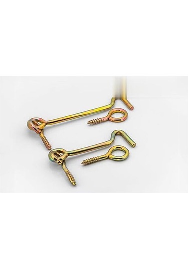 Maymuncuk, Kapı Pencere Halkalı Çengel, Kanca Kilit 180 - 50 Adet 0.45 CM