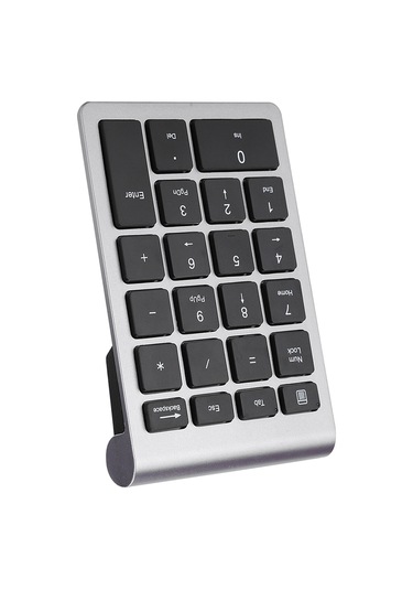 Ximistore9 22 Tuşlu 2.4g Kablosuz Sayı Klavyesi, Usb Plug & Play, 80 Saat Kullanım Süresi, Ergonomik Tasarım, Pembe Altın Pil Dahil Değil