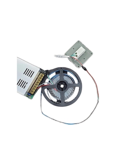 5-24v Mini Tek Renk Yürüyen Pixel Şerit Led Kontrol Devresi Ws2811 Su Akan Anahtarlı Kontrol Devre