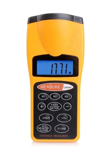 Butuglobal CP-3007 1.8 İnç Lcd Kırmızı Lazer Noktalı Ultrasonik Mesafe Ölçer