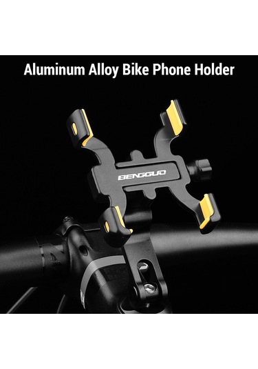 Yunboo Dayanıklı Alüminyum Bisiklet Telefon Tutucu - Su Geçirmez Ve Paslanmaz
