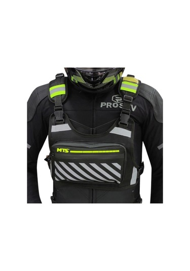 Mb018 Mts Reflektörlü Göğüs Çantası Sarı