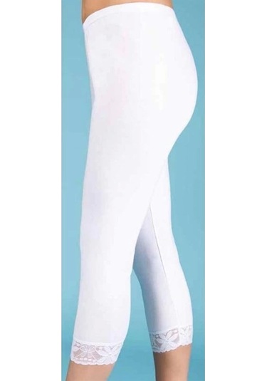 Berrak Kadın Uzun Paçalı Dantelli Tayt 2067 Karışık Çok Renkli