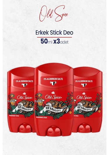Old Spice Bearglove Erkek Stick Deodorant 3 x 50 ML