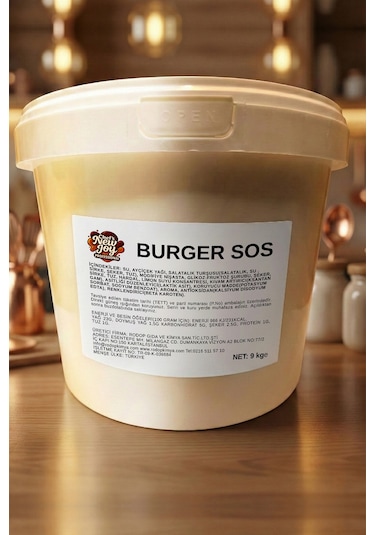 Chefs New Joy Burger Sos 9 Kg Sıvı Sos