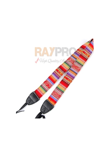 Raypro Likya Desenli Askı Omuz Boyun Askısı Canon Nikon Sony Fuji