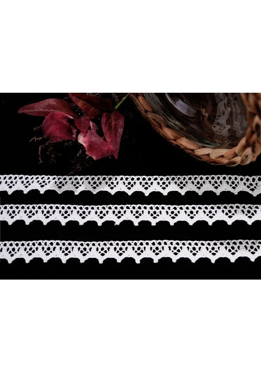 Alka Dantel Merserize Kopanaki 10 Metre 901 Merserize Off White