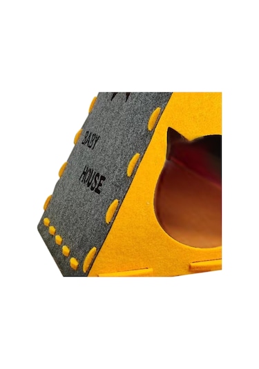 Suntek Keçe Kedi Evi İç Mekan Kullanımı Yatağı Mağara