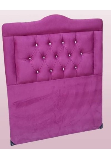 Başlık Dk Tek Kişilik 100'lık Model Tay Tüyü Fuşya Kumaş Dolgun Kapitoneli Elyapım