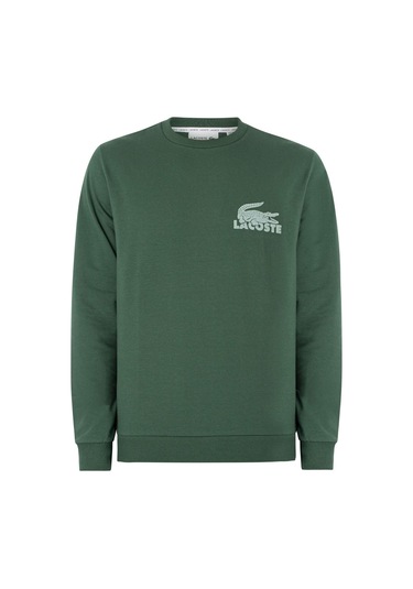 Lacoste Erkek Sweatshırt Sh7477-00-rıv Yeşil