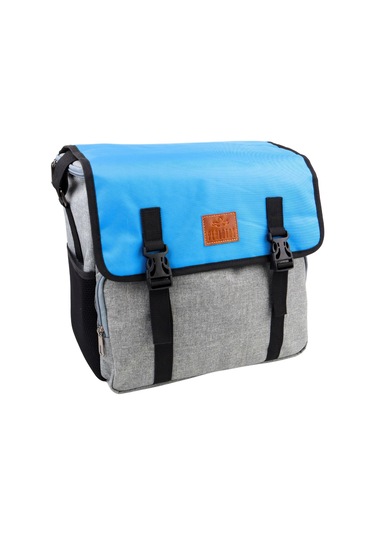 Perlotus Yalıtımlı Termos Piknik Kamp Çantası Büyük Boy 16 Lt Su Geçirmez İki Renkli Gri