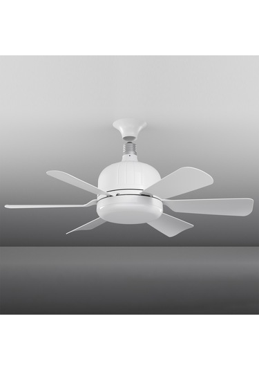 Ximistore9 Beyaz 6 Kanatlı Fantezi Lamba: Sessiz Çalışma, 3000k-6500k Renk Sıcaklığı Ayarı, Kumanda Kontrol Pil Dahil Değil Diğer