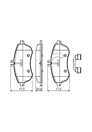 Mercedes E Serisi 212 E200cgı 1.8 2009-2013 Bosch Ön Balata Wva24306