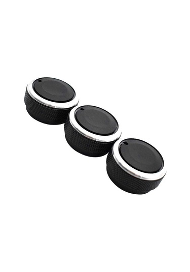 Platz Vios Vitz Yaris X Siyah İçin 3 Adet Ac Anahtar Düğmesi Klima Isı Kontrol Düğmeleri