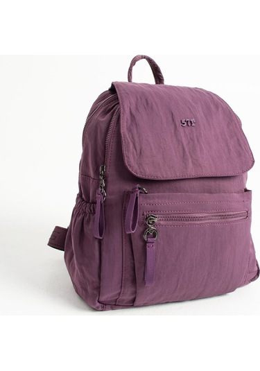 Yumuşak Dokulu Ultra Hafif, Esnek Ve Su Geçirmez Polyamid Kumaş Sırt Çantası Mor Model: 571-13-14b Mor
