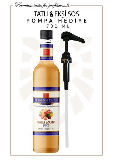 Tatlı & Ekşi Sos 700 Ml Pompa Hediyeli