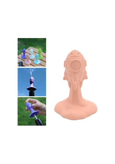 Homyl Çadır Direği Yıldırımdan Korunma Kapağı Kamp Pembe Pembe